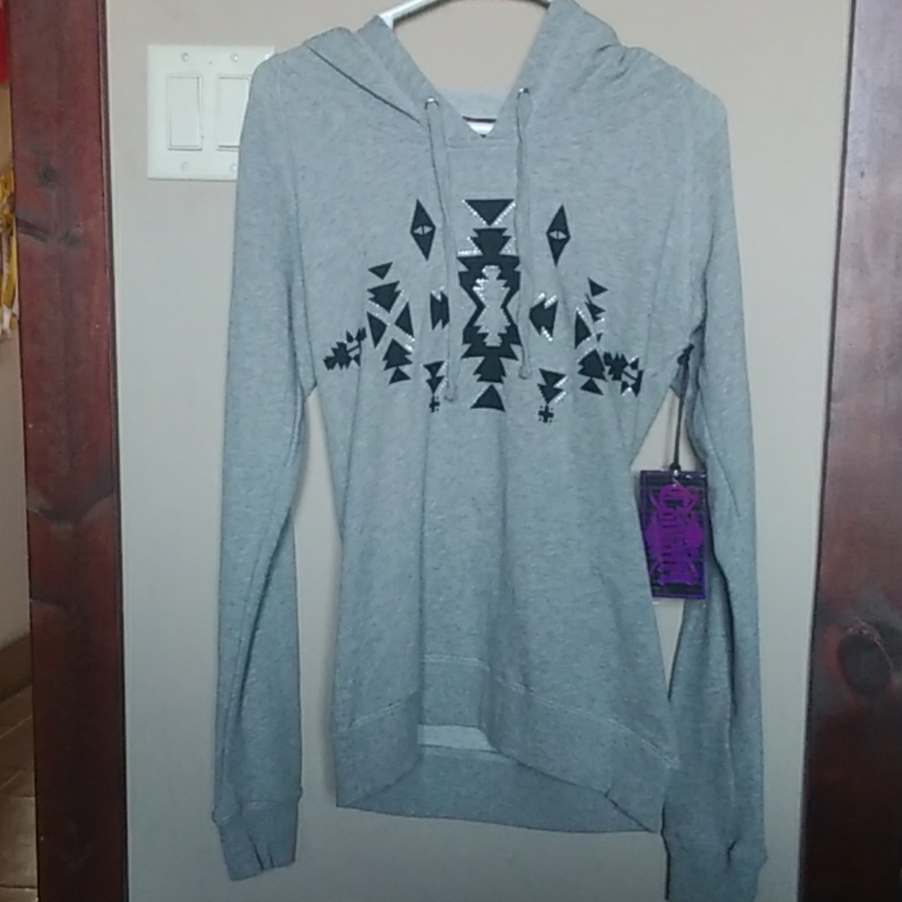 Patterned sweatshirt